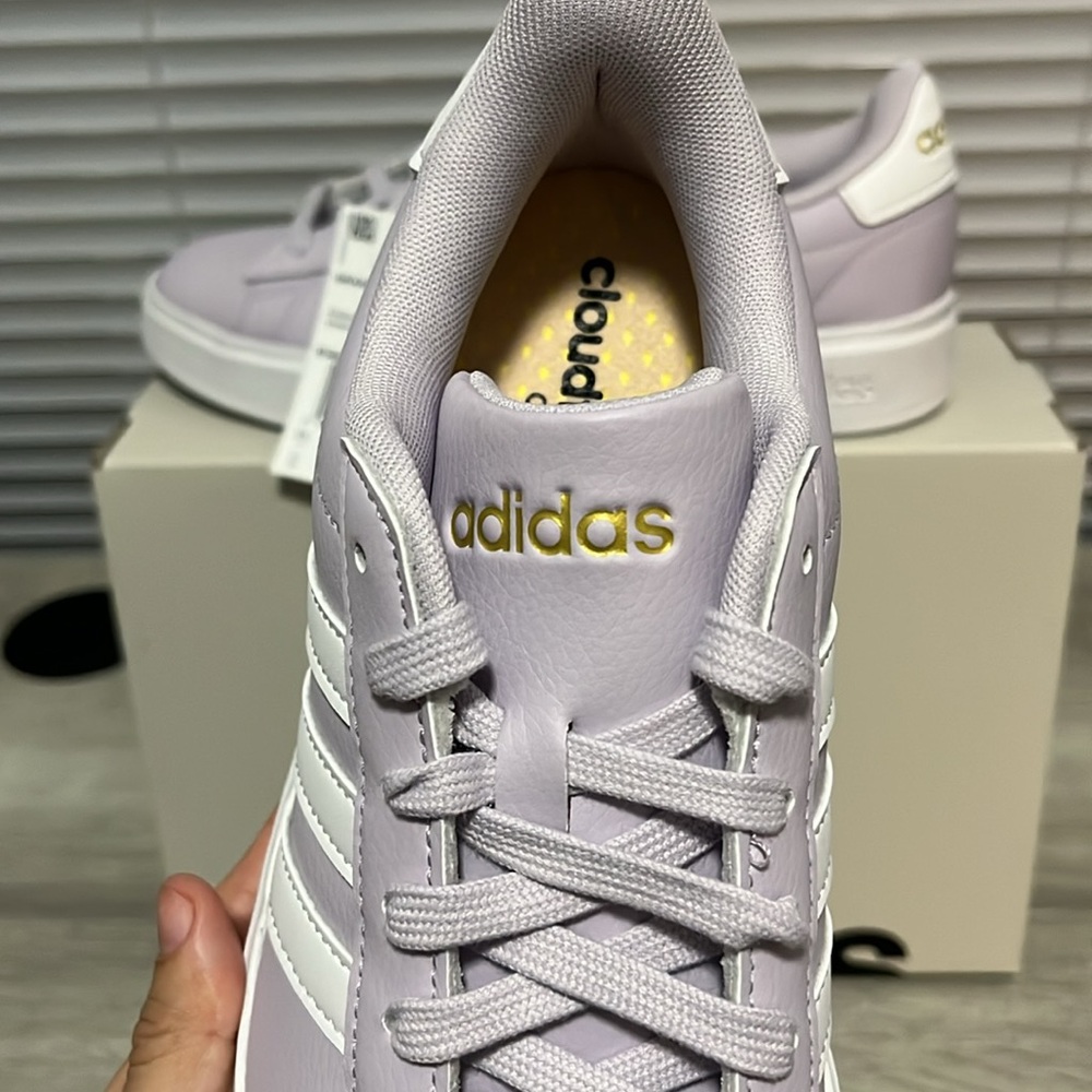 NWT Adidas Grand Court 2.0 Shoes - Light purple/White - ID4478 - Picture 9 of 11